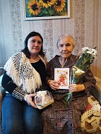 Ветеран труда Ершовского района отметила 90-летний юбилей