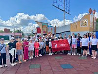 Команда "Синих" школы № 1 г.Ершова стала победителем квеста, посвященного Дню молодежи