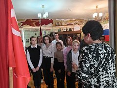 Ершовские школьники посетили выставку «На переломе эпох», посвященную СВО