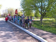 У памятников Ершова звучали детские голоса