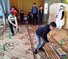 Воспитанники Ершовского реабилитационного центра получили заряд бодрости на эстафете «Зимние забавы»