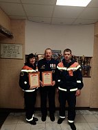 Трое ершовских спасателей отмечены наградами в честь профессионального праздника