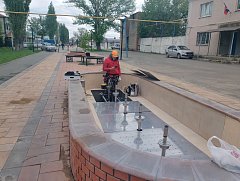 Ершов открывает сезон фонтанов