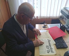 Ершовец Анатолий Коновалов предан районной газете уже более полувека
