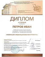 Юные ершовские музыканты достойно выступили на областном конкурсе