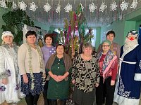 Жители ершовского села замечательно провели время на предновогодних посиделках