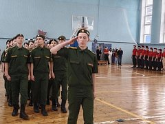 В Ершове состоялся очный этап муниципальной линейки «Служу Отечеству!»