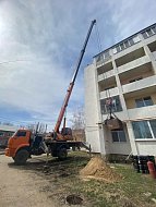 В Ершове начался текущий ремонт кровли многоквартирных домов