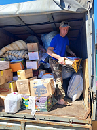 Бойцам СВО из Ершовского района снова доставили «Степной край» «за ленточку»