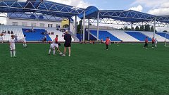 На стадионе "Юность" г. Ершова состоялась игра первенства Саратовской области по футболу среди юношей