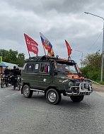 В Ершове прошел автопробег в честь 80-й годовщины Великой Победы