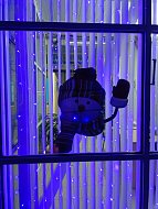 В Ершове продолжают украшать здания к празднику