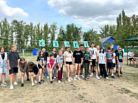 День единых действий: «Дельфиновский забег» в ершовском лагере