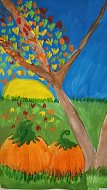 В телеграм-канале школы искусств г. Ершова можно полюбоваться выставкой «Осенних красок хоровод»