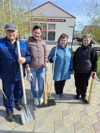Ершовцы вышли на  массовый субботник
