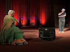 На главной сцене Ершовского района прошел театрализованный рождественский концерт «Зимняя сказка»