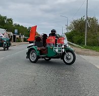 В Ершове прошел автопробег в честь 80-й годовщины Великой Победы
