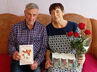 Супруги Михальчевы из ершовского села отметили золотую свадьбу