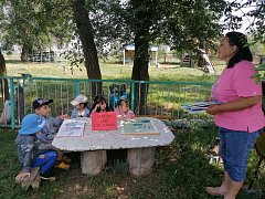 Для дошкольников ершовского села провели познавательную беседу по правилам дорожного движения