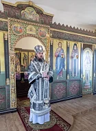 Епископ Покровский и Новоузенский Фома совершил Литургию в ершовском храме