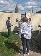 Жителям Ершова напомнили о необходимости соблюдения правил безопасности в пожароопасный сезон