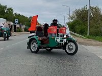 В Ершове прошел автопробег в честь 80-й годовщины Великой Победы