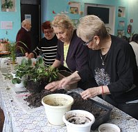 В ершовском КЦСОН царила особенная атмосфера творчества и заботы о природе
