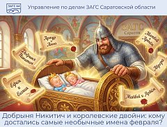 Добрыня Никитич и королевские двойни: кому достались самые необычные имена февраля