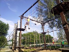 Веревочный парк в г.Ершове — место активного отдыха для всей семьи