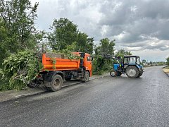 В Ершове МКУ "Благоустройство" продолжает систематическую работу по поддержанию чистоты и порядка