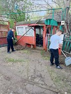 В Ершове в помощь труженикам тыла специалисты КЦСОН провели акцию «Рука помощи»