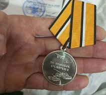 Артем К. из Ершовского района удостоен еще одной медали "За боевые отличия"