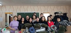 Студенты и швеи Ершовского агролицея продолжают шить маскировочные костюмы для военнослужащих СВО