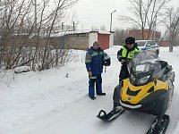В Ершовском районе прошел рейд «Снегоход»