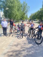 В Ершове сотрудники госавтоинспекции провели акцию «Юный велосипедист!»