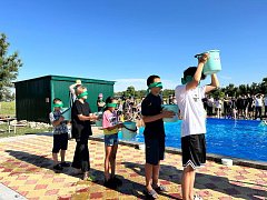 В ершовском лагере «Дельфин» прошло яркое мероприятие «Праздник Нептуна»