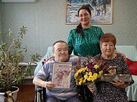 Супружеская пара из с. Моховое Ершовского района отметила 55-летие совместной жизни