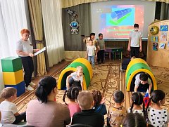 Ершовские ребята отправились на «веселый космодром», где узнали много нового