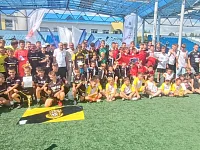 На ершовском стадионе «Юность» прошел 23-й открытый турнир по футболу на кубок губернатора