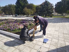 Чистый город начинается с нас: в Ершове прошел субботник