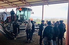 На сельхозпредприятии ершовские студенты воочию увидели применение теории на практике