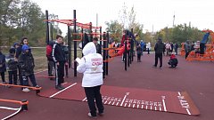 В рамках нацпроекта в Ершовском районе открыли спортивную площадку ГТО