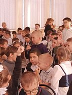 Ершовец-участник СВО побывал в родной школе