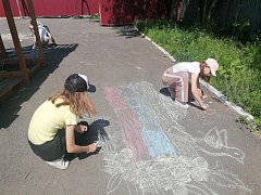 Ершовские ребята приняли участие во Всероссийской акции "Россия рисует"