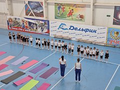 В ФОКе «Дельфин» г. Ершова прошло открытое занятие по гимнастике