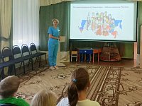 В Ершовском реабилитационном центре прошло тематическое занятие "Тайны народов России"