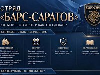Продолжается набор резервистов в добровольческий отряд «БАРС-Саратов»