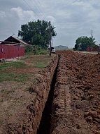 В селе Новорепное Ершовского района идет ремонт водопровода