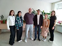 Московский врач побывал в родной ершовской школе и пообщался с будущими коллегами