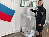 Сотрудники ОМВД России по Ершовскому району Саратовской области приняли участие в обеспечении проведения выборов депутатов ГД РФ